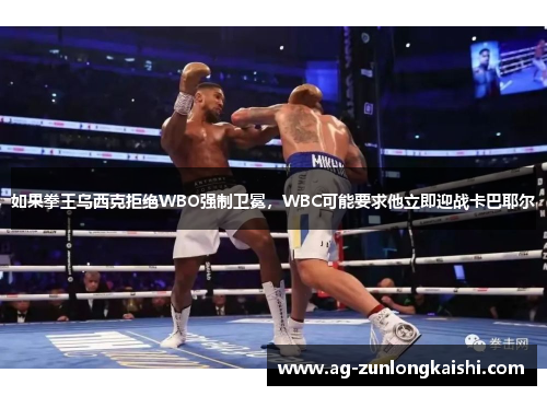 如果拳王乌西克拒绝WBO强制卫冕，WBC可能要求他立即迎战卡巴耶尔